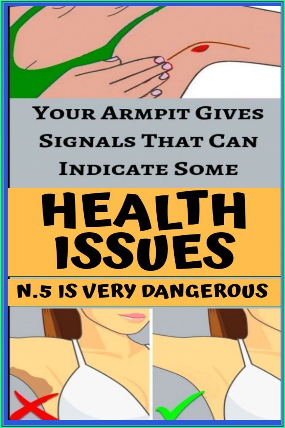 Armpit Signs Indicating That You Have Health Issues Perfecttips